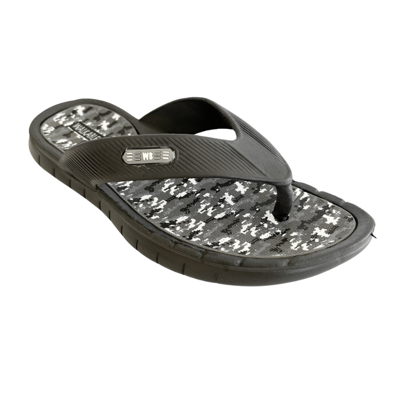 Venice Mens Jandal Grey/Camo