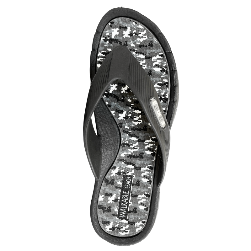Venice Mens Jandal Grey/Camo