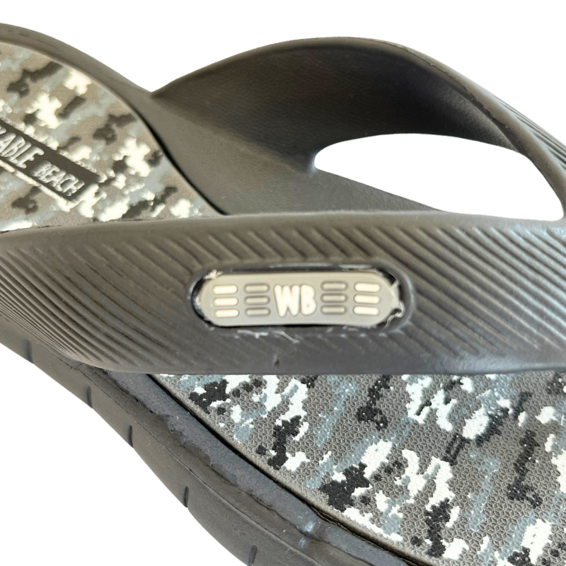 Venice Mens Jandal Grey/Camo