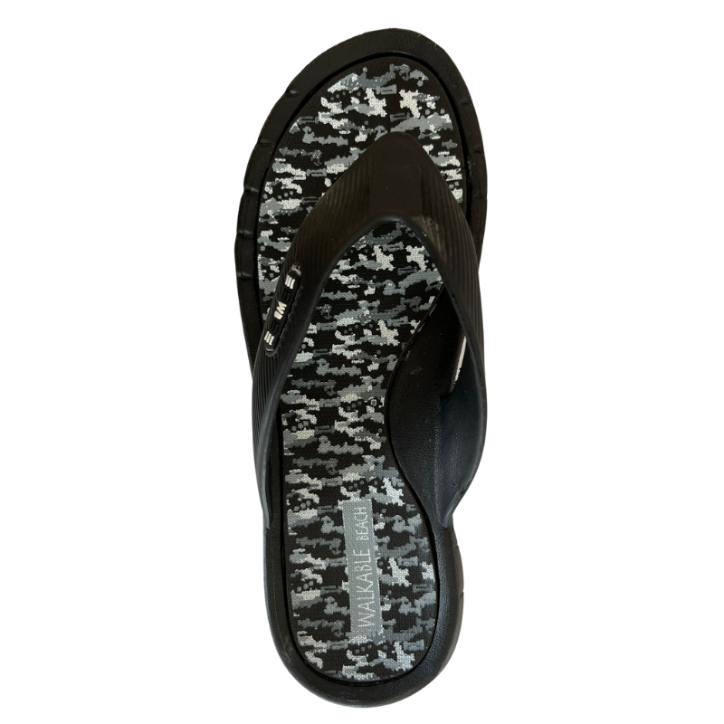Venice Mens Jandal Grey/Camo
