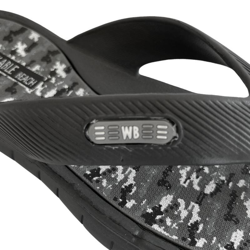 Venice Mens Jandal Grey/Camo