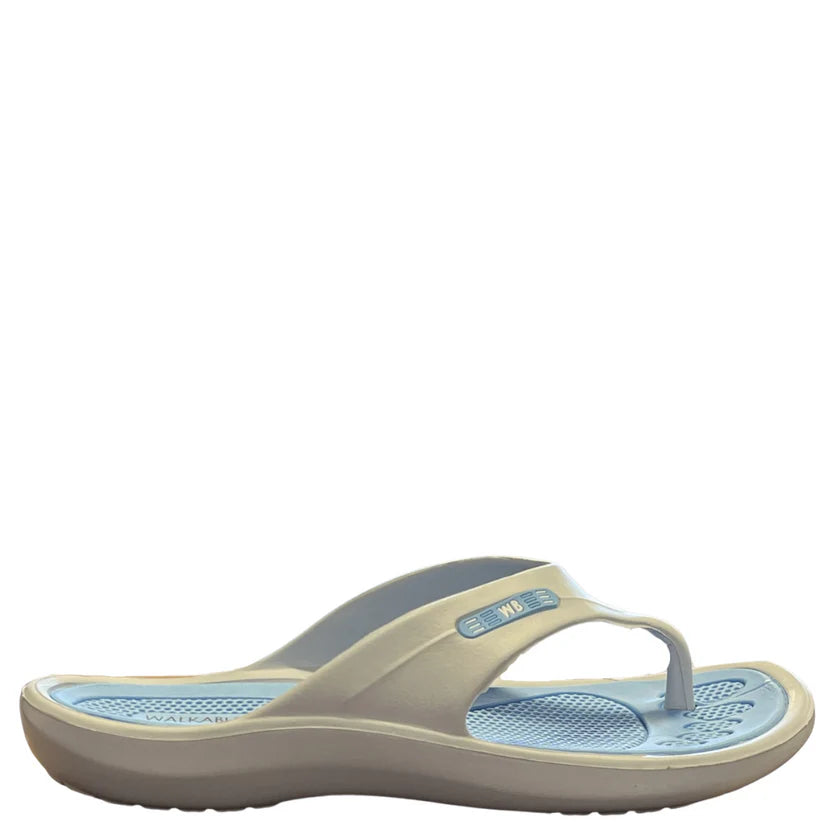 Malibu Womens Jandal Grey/Blue