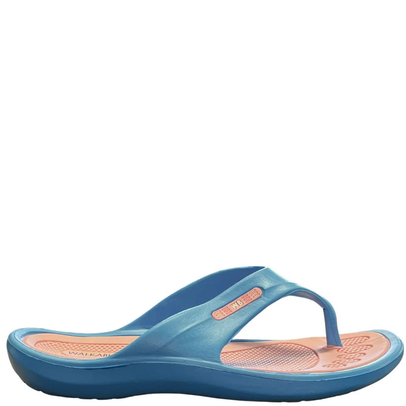 Malibu Womens Jandal Blue/Pink
